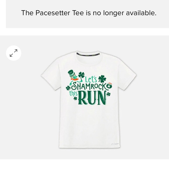 Brooks Run Lucky Pacesetters Tee St. Patrick’s Day Irish, Size M New with Tag - Picture 11 of 11